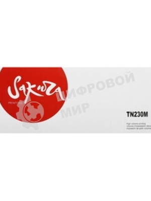 Картридж лазерный Sakura TN230M для Brother DCP-9010CN, HL-3040CN/3070CW, MFC-9120CN/9320CW, пурпурный, 1400 к.