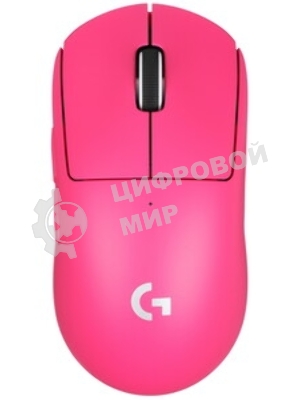 Мышь беспроводная Logitech G PRO X SUPERLIGHT розовый, 25600 dpi, радиоканал, USB, кнопки - 5