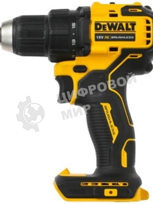 Дрель-шуруповерт DeWalt DCD708N-XJ, 18 В, 0 Ач, 65 Нм, щеточный