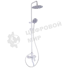 PL7-009DK Душевая система из высокопрочного пластика-Белый
