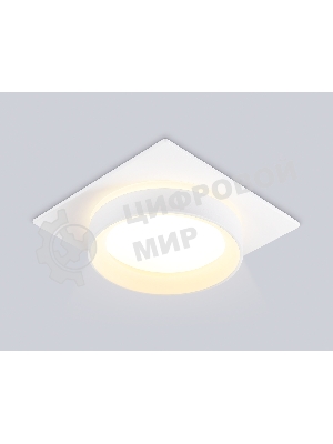 Светильник Ambrella light TN6709 WH белый IP44 GX53 max 15W 105*105*45