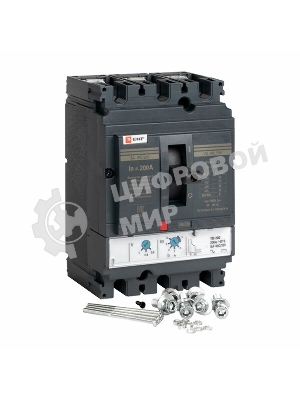 Выключатель автоматический 3п ВА-99C 250/200А 45кА EKF mccb99C-250-200