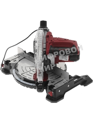 Торцовочная пила RD-MS255-1400. 220-240В/50Гц; 1800Вт; диск 250х30мм; 5000 об/мин; макс. пропил: 70х140мм; вес- 12,5кг.