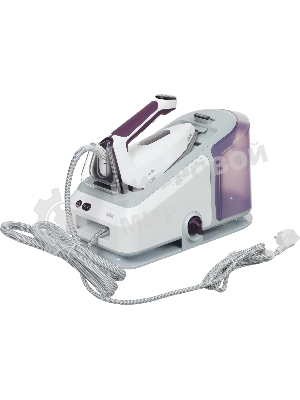 Парогенератор Braun IS7266VI белый/фиолетовый, 2700 Вт, 160 г/мин, 550 г/мин, 2000 мл
