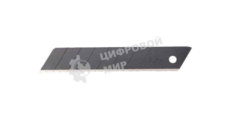 Лезвие Olfa (OL-LBB-50B) BLACK MAX сегментированное, 8 сегментов, 18х100х0,5 мм, 50 шт