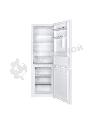 Холодильник Maunfeld MFF185SFW белый двухкамерный 213/104л морозилка снизу