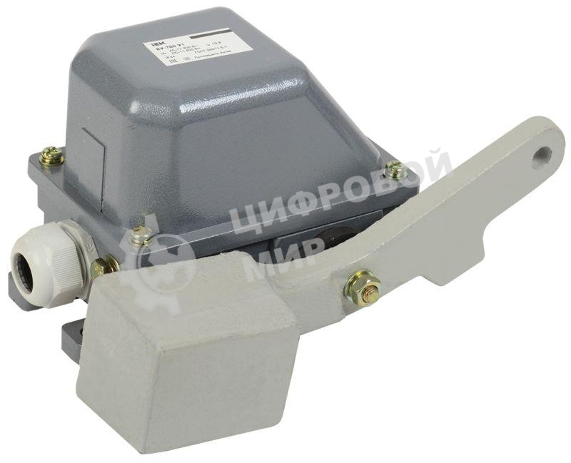 Выключатель концевой КУ-703 У1 рычаг с грузом 10А IP44 2 эл. цепи б/п IEK KV-1-703-1