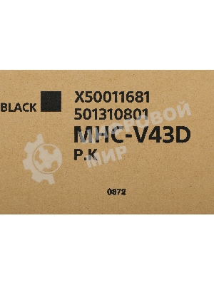 Минисистема Sony MHC-V43D черный/CD/CDRW/DVD/DVDRW/FM/USB/BT