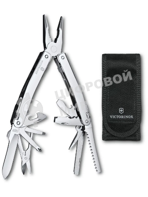 Мультитул Victorinox SwissTool Spirit MX (3.0224.MN) 105мм 24функц. чехол нейлоновый серебристый подар.коробка