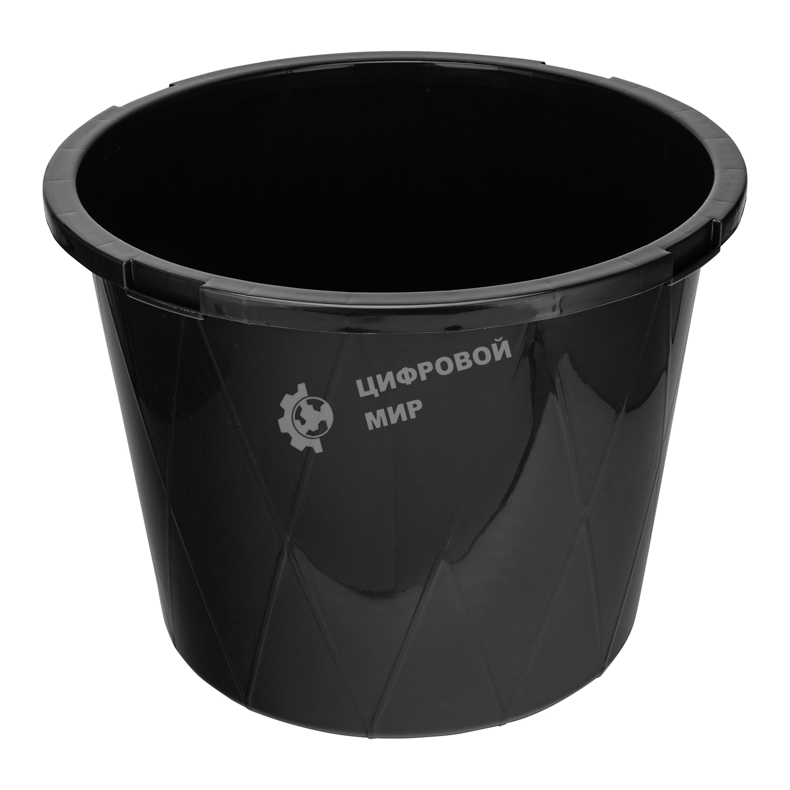 Таз строительный Matrix круглый универсальный, 200л, ударопрочный, с ребрами жесткости