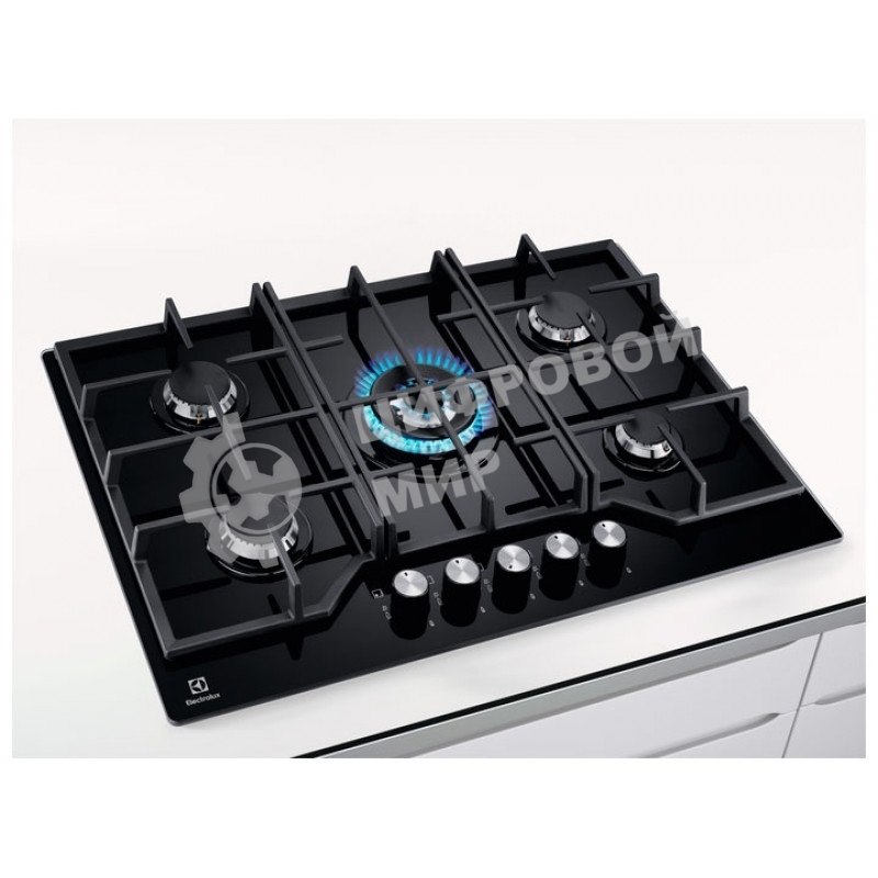 Газовая варочная панель Electrolux KGG75362K черный