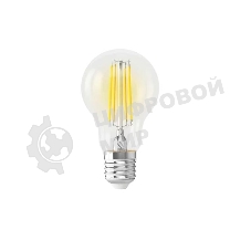 Умная LED лампа филамент GEOZON/E27/A60/5.5W/2200K-5500K/Wi-Fi/AC 220-250В, 50/60Гц/500lm/transparent GSH-SLF01