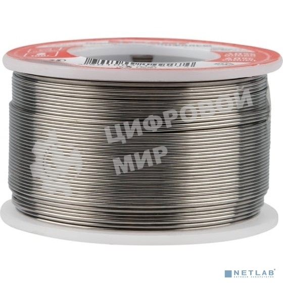 Припой с канифолью Rexant, 100 г, Ø0.5 мм, (олово 60%, свинец 40%), катушка, блистер