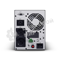 Источник бесперебойного питания Сайбер Электро ИБП ЭКСПЕРТ-II-1000 Онлайн, Напольное исполнение 1000ВА/900Вт USB/RS-232/SNMPslot (2 EURO + 1 IEC С13) (12В/7Ач. х 2)