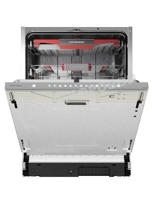 Встраиваемая посудомоечная машина Kuppersberg, High-Tech, 60 см, 15 комплектов, 3 корзины, 7 программ, конденсационная сушка, автоматическое открывание двери, LED подсветка, сенсорное управление, инверторный мотор, энергоэффективность А+++