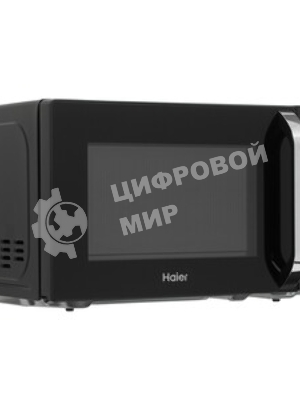 Микроволновая печь Haier HMB-DM208BA черный/серебристый, 20 л, 800 Вт, переключатели - кнопки, поворотный механизм