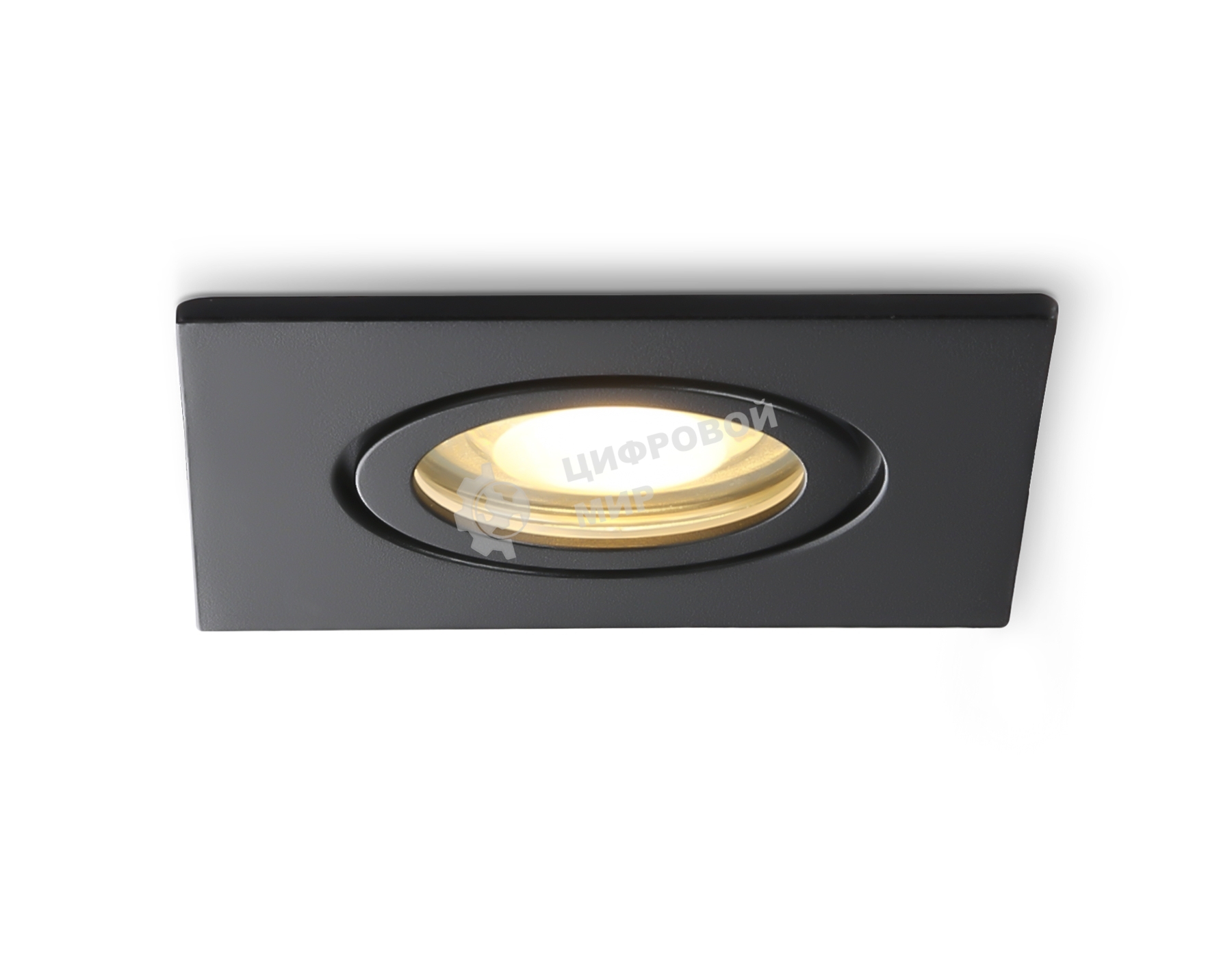 Светильник Ambrella light TN1161 BK черный  IP44 GU5.3 85*85*28