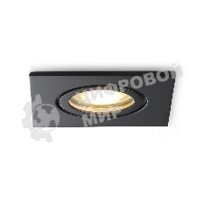 Светильник Ambrella light TN1161 BK черный  IP44 GU5.3 85*85*28