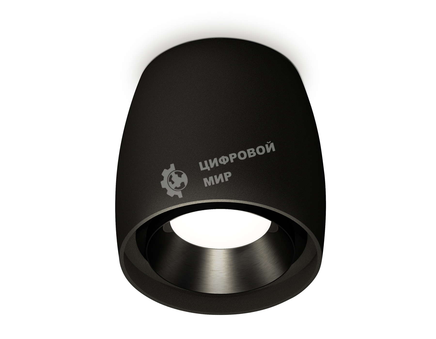 Светильник Ambrella Light XS1142002 SBK/PBK черный песок/черный полированный MR16 GU5.3 (C1142, N7031)