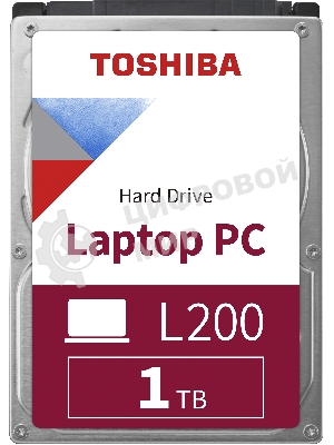 Жесткий диск Toshiba HDD 1Tb L200 Slim (7мм) 2,5