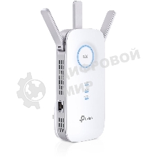 Усилитель сигнала TP-Link AC1900 Wi-Fi Range Extender 600 Mbps at 2.4 GHz + 1300 Mbps at 5 GHz; 3 × External Antennas, 1 × Gigabit Port, Wall Plugged; Tether App, WPS, Intelligent Signal Light, Access Control, Power Schedule, LED Control, RE/AP Mode, OneMe, MU-MIMO