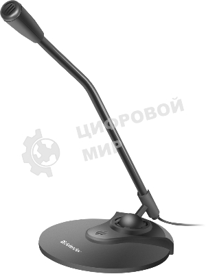 Микрофон Defender MIC-117 черный, кабель 1.8 м