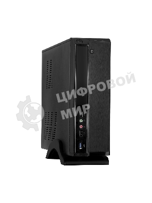 Компьютерный корпус Desktop ExeGate EX288781RUS MI-207U-350W-8 (miniITX/mATX, БП M350 с вент. 8см, 1*USB+1*USB 3.0, аудио, черный)
