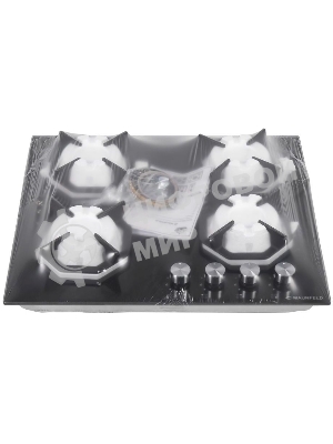 Газовая варочная панель Maunfeld EGHG.64.23CB/G, 4 конфорки, закаленное стекло, черный