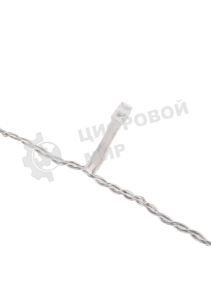 Гирлянда светодиодная Neon-night Айсикл (бахрома) 25х0,6м, c эффектом мерцания, прозрачный провод, IP44, 230В, диоды белые, 588 LED