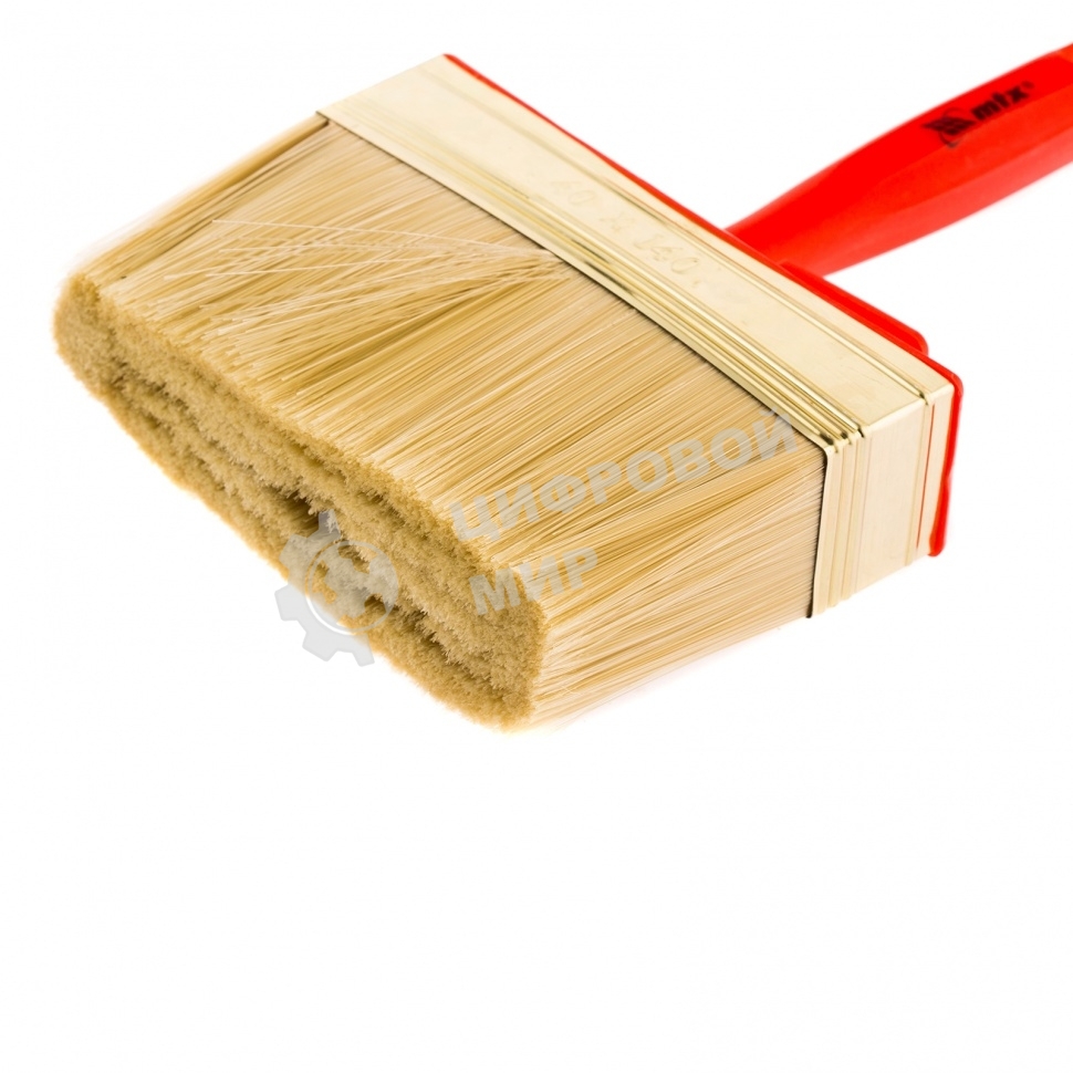 Кисть-ракля MTX 84128 40 х 140 мм, искусст. щетина, пластмас. корпус, пластмас. рукоятка