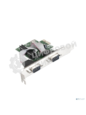 Контроллер ExeGate EXE-307 PCI-E, 2*COM port (OEM)