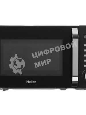 Микроволновая печь Haier HMB-DM208BA черный/серебристый, 20 л, 800 Вт, переключатели - кнопки, поворотный механизм