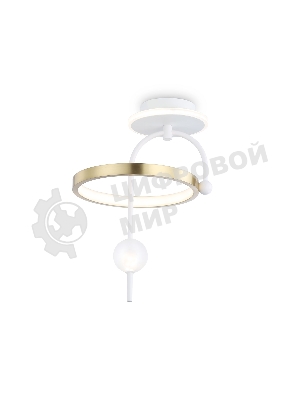 Светильник Ambrella light FL66422 WH/GD белый/золото 3000K/4200K/6400K 15W 240*220*347.7 (Без ПДУ)