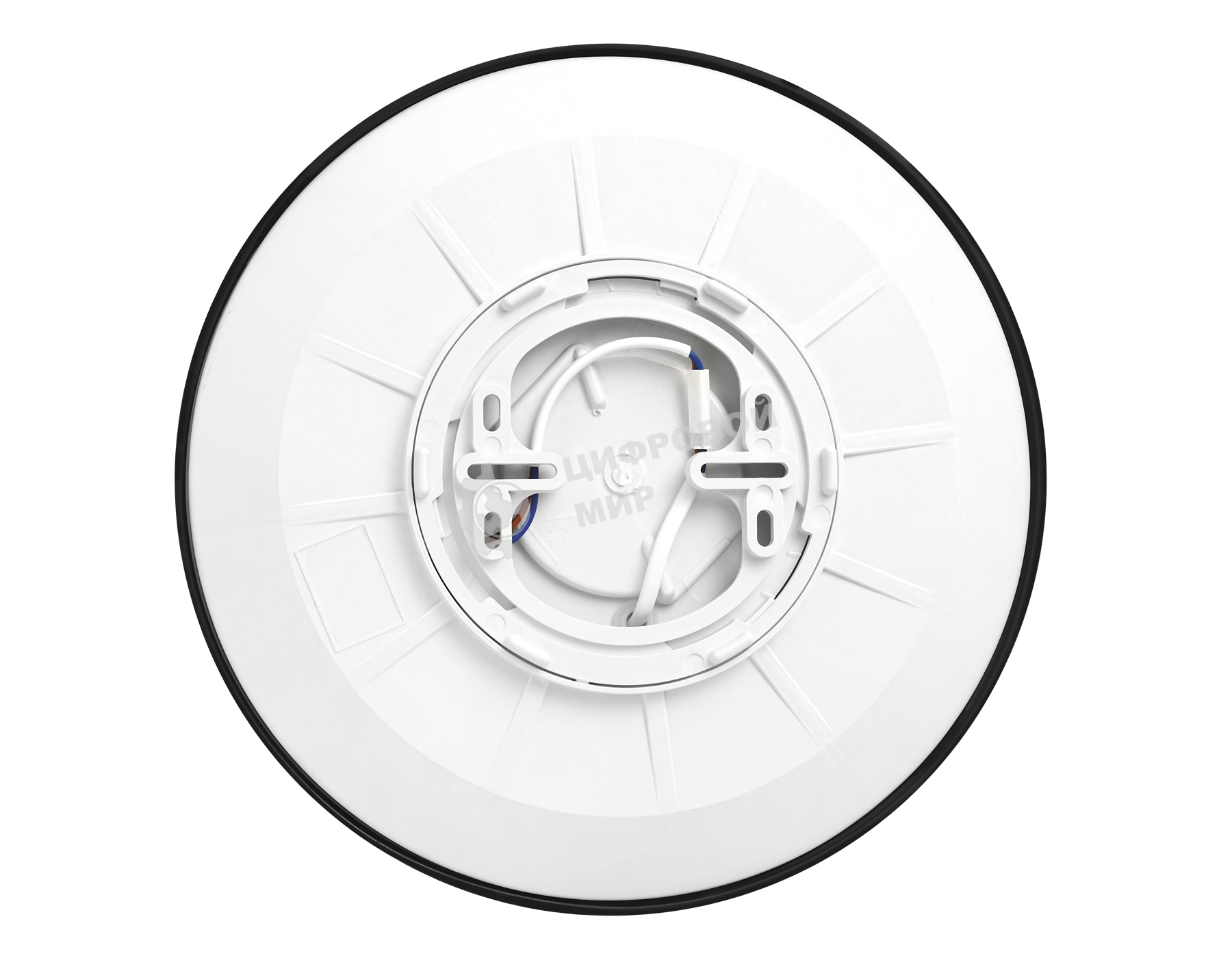 Потолочный светодиодный светильник Ambrella light FZ1205 BK черный IP54 18W 5000K D270*60 (без ПДУ)