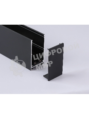 GL1058 BK черный заглушка для шинопровода Magnetic 220V 30.6*56*2 (2шт)