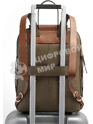 Рюкзак женский Piquadro Circle CA4576W92/SAVES песочный/зеленый замша/натур.кожа