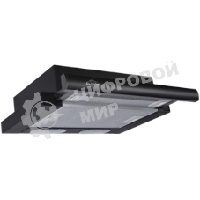 Вытяжка встраиваемая Elikor Интегра 45П-400-В2Л черный/черный, 45 см, 400 куб. м/ч, 55 дБ