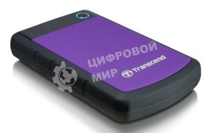 Внешний HDD Transcend USB 3.0 1Tb TS1TSJ25H3P StoreJet 25H3P (5400 об/мин) 2.5