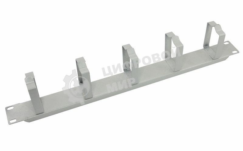 Органайзер гориз, 19, 1U, серый