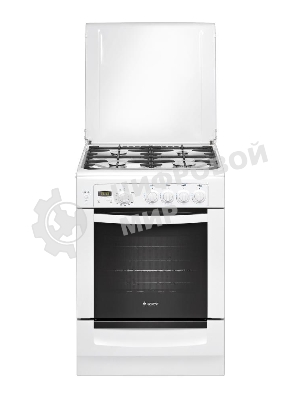 Плита газовая Gefest ПГ 6100-03 белый, конфорок 4 шт, духовка 52 л, 60 см x 85 см x 60 см