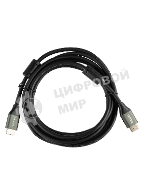 Кабель аудио-видео Buro HDMI (m)/HDMI (m) 3м. феррит.кольца позолоченные контакты черный