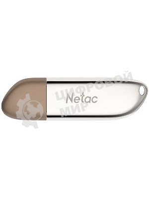 Флешка USB Netac U352 (NT03U352N-064G-20PN), 64Gb, USB 2.0, R/W 50/15, серебристый