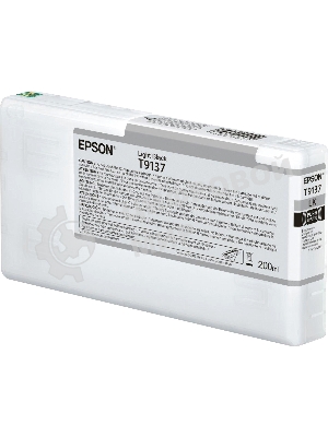 Картридж струйный Epson T9137 с серыми чернилами (200ml) для плоттеров SC-P5000 (C13T913700)