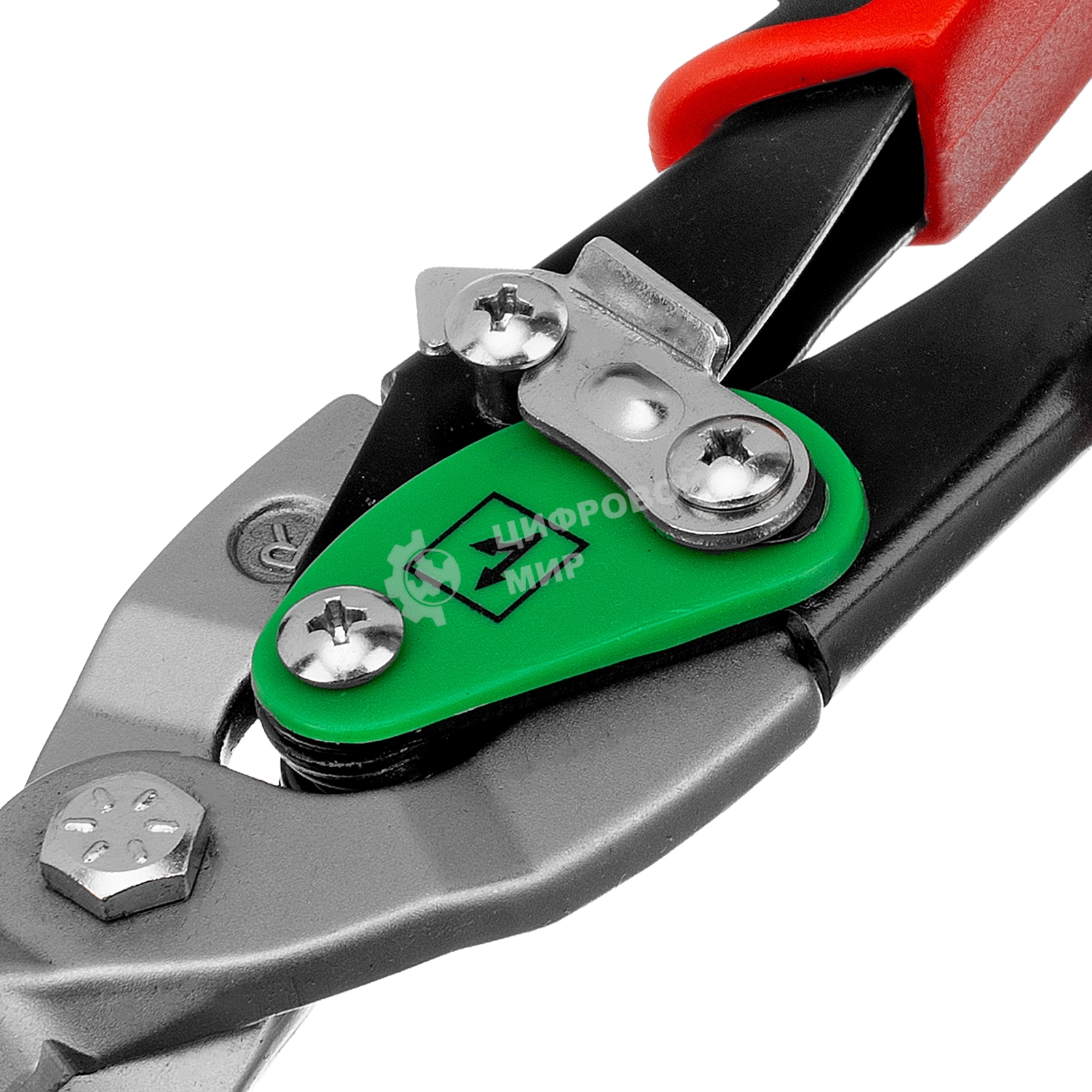 Ножницы по металлу Matrix, 250 мм, правый рез,сталь CRMO,двухкомпонентные рукоятки, PRO