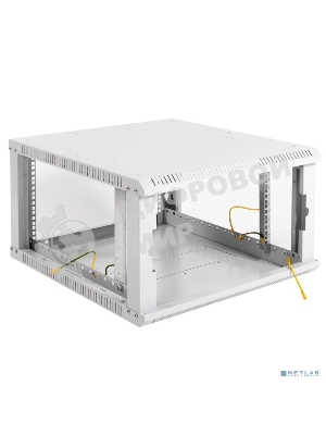 Шкаф телеком. настенный разборный 6U (600х520) дверь металл (ШРН-Э-6.500.1)