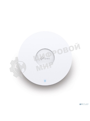 Потолочная точка доступа TP-Link EAP653 AX3000 Ceiling Mount Dual-Band Wi-Fi 6 Access Point, 1 1Gbps RJ45 Port, 574Mbps at2.4 GHz + 2402 Mbps at 5 GHz, 802.3at POE, 2 Internal Antennas