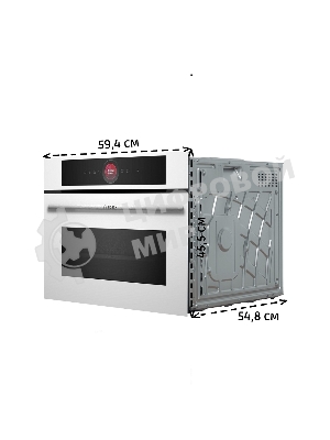 Встраиваемый духовой шкаф электрический Bosch CMG7241W1 белый
