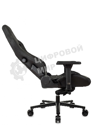 Кресло Knight Craft черный, экокожа, 120 кг, механизм качания