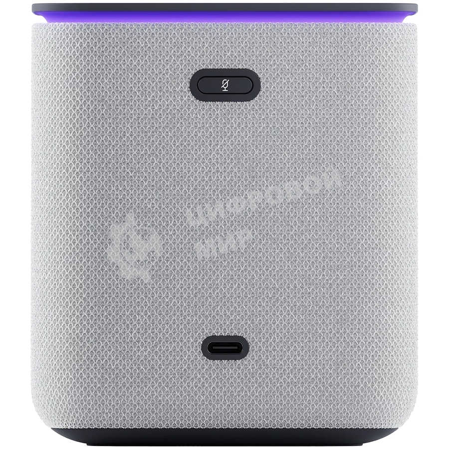 Умная колонка Яндекс Станция Миди, ZigBee, 24Вт, с голосовым ассистентом Алиса на YaGPT, серый