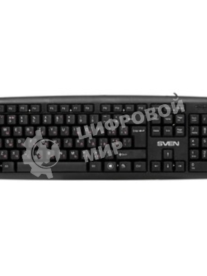 Клавиатура SVEN KB-S230 проводная, USB Type-A, чёрный